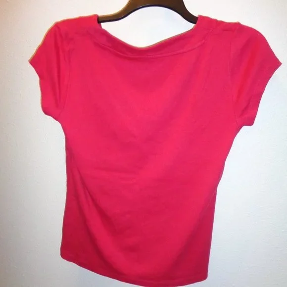 JOE Fresh Women's V-Neck Pink Top Size Large - Picture 9 of 9